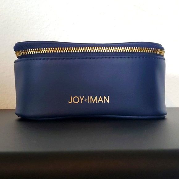 Joy & Iman 2-Piece Leather Travel Pouches - Picture 2 of 16